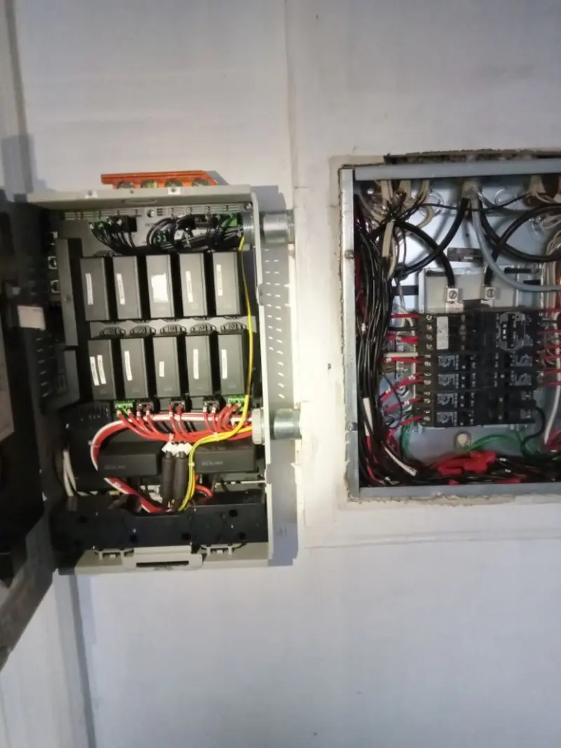 Electrical panel upgrade completed for Security Camera Wiring in Paradise